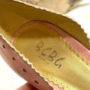 Vintage‎ Y2k BCBG Paris Leather Bow Cut Out Pump Heels 9 Pink Photo 7