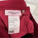 Paige  Verdugo Ultra Skinny in Sweet Wine Size 26 Photo 9