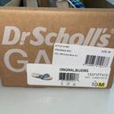 Dr. Scholls Ganni Dr Scholl’s Wooden Clogs in Check Blue Iris Size 10 New Photo 10