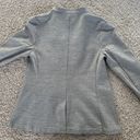 Banana Republic  Single Button Blazer Jacket Womens Gray Rayon Stretch Size Large Photo 1