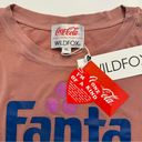 Wildfox  x Coca Cola Fanta Grape Alhambra Tee Shirt T-shirt XL Pink Ash Rose NWT Photo 6