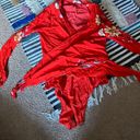 Capulet Revolve x  Bodysuit Red Blouse Small Photo 5