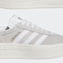 Adidas NWT  Gazelle Bold Shoes Grey Two/Cloud White/Core White W5 Photo 6