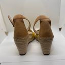 Vince Camuto  NWOT Yellow Leera wedge sandal womens sz 8 Photo 2