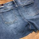 Ava & Viv  size 26W denim high rise midi shorts Photo 3