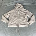 prAna  Cream Ivory Sherpa Hooded Full Zip Hoodie Jacket Size XSmall EUC Photo 0