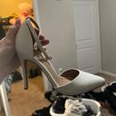 white closed toe heels Size 7.5 Photo 0