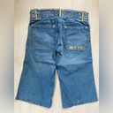 Marithe Francois Girbaud MFG Adult 30 Denim Crop Baggy Shorts Capri Y2K 90s Logo Blue Photo 6