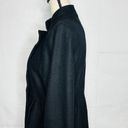 Banana Republic  Wool Blend Long Black Dress Coat Women's Size S Photo 5