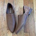 Bueno  Brown Leather Point Toe Ankle  Booties Size 11 Photo 0