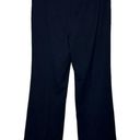 Lafayette 148  Navy Flat Front Trouser Wool Blend Straight Leg Dress Pants Size 8 Photo 5