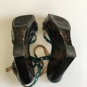 Frye  Turquoise Studded Bridget Wedges/Platforms Gr‎ Photo 6