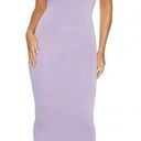Naked Wardrobe Size 3X The NW Tube Dress Iris Purple Strapless Crepe Bodycon NEW Photo 0