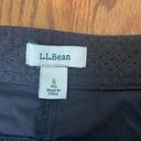 L.L.Bean  Water-Repellent Comfort Trail Pants Straight-Leg Crop black size 6 Photo 5