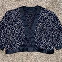 R & M Richards Half Sleeve Sequin Cardigan  Photo 0