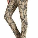 DL1961  Emma Brown Snake Python Animal Print Jeans 27 Photo 0