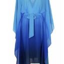 Gottex  Harmony Caftan S NWT Swim Coverup Ocean Blue Vacation Beach Resort Style Photo 3