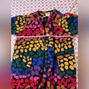 Farm Rio EUC  RARE Rainbow Leopard Fleece Duster oversized Size XS Retails $245 Photo 6