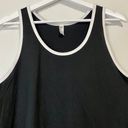 American Apparel Women’s Sleeveless Tank Black w/ White Hems Size Medium NWOT Photo 1