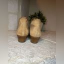 Jack Rogers  Tan Suede Ankle Booties Low Heel Slip On Boots sz 9.5 M Photo 1