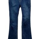 Kimes Ranch  Chloe Blue Dark Wash Mid Rise Flare Cotton Jeans Women’s Size 16 Photo 2