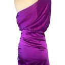 The Sei Strapped Cowl Neck Mini Dress in Acai 2 New Womens Mini Satin Photo 7