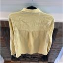 Beach Lunch Lounge Women's Blue Alessia Long Sleeve Cotton Shirt Medium Golden Photo 3