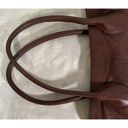 The Sak  Pink Label Brown Pebble Leather Tote Carry all Shopper Shoulder Bag Photo 5