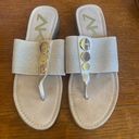 Anne Klein  Women's Gold Flat Sandals Size 8 Photo 1