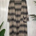 LuLaRoe  Ombre Heather Striped Sarah Duster Cardigan size S Small Photo 0