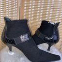 Donald Pliner Leather Animal Print Chelsea Boots Photo 3