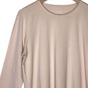 J.Jill  Pure Jill Long Sleeve Shirttail Pima Cotton Tee Peach Pink, size MP Photo 1