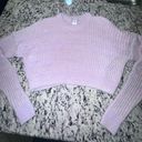 Urban Outfitters Purple Cropped Sweater Photo 0