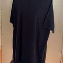 Only  Necessities Short Sleeve Black V Neck Size Large Photo 0