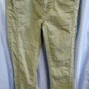 White House | Black Market  Slim Ankle Jeans Green Size 00 Snap Ankle Studded Cute Photo 1