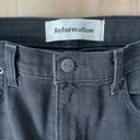 Reformation  High Rise Side Zipper Black Jeans Women’s Size 26 Photo 1