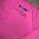 Garage hot pink plunge crop top Photo 3