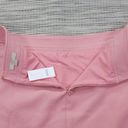 The Loft  Plus Size 16 Pink Shift Skirt Gold Buttons Barbie Academia Preppy NEW Photo 7