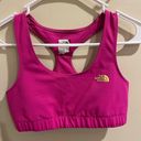 The North Face  Size Medium Hot Pink Vapor Wick Sports Bra Photo 0