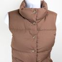 Polo  Jeans Brown Blue Women Reversable Down Puffer Vest M Photo 1