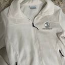 Columbia Off-White, Cream Women’s  Sportswear Fleece Jacket / From Pebble Beach Photo 2