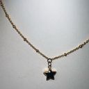 The Bar Bauble Dainty Gold Tone Knotted Chain with Star Pendant Photo 1