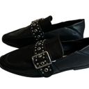 Vintage Havana  Maureen Studded Buckle Loafers Shoes Black, Sz 7.5 Photo 3