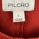 Pilcro  Anthropologie Twist-Front Sweatshirt Size: Large Color Copper EUC Photo 4