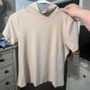 Tan Turtle Neck Top Size L Photo 0