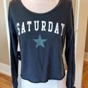 Grayson Threads Long Sleeve Crop Top Oversized XS Fits S M Shirt Photo 4