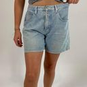 Vintage Jean Shorts With Patches Size 12 Photo 2