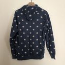 Alternative  BLUE AND WHITE STARS PULLOVER POCKET HOODIE SWEATER SWEATSHIRT TOP Photo 6