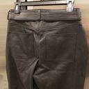 ANINE BING 💕💕 Connor Pant ~ 100% Leather Belted Straight Leg Black Small S NWT Photo 14