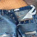 ZARA  denim cut off high waist shorts button fly Photo 4